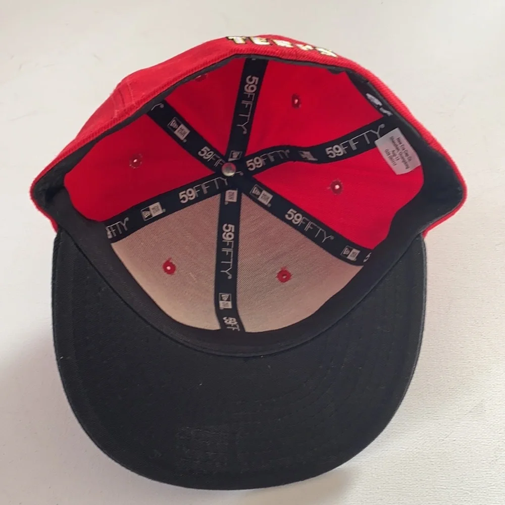 Maryland Terps New Era Red & Black Outline Snapback kids